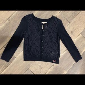 Hollister lace sweater